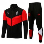 Survetement AC Milan 2022 Noir Rouge