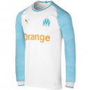 Maillot Marseille Domicile ML 2018 2019 Blanc Pas Cher