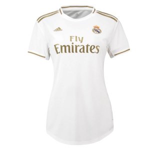 Maillot Real Madrid Domicile Femme 2019 2020 Blanc Pas Cher