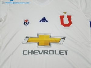 Maillot Universidad De Chile Exterieur 2017 2018 Blanc Pas Cher