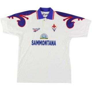 Thailande Maillot Fiorentina Exterieur Retro 1995 1996 Blanc Pas Cher Thailande Maillot Fiorentina Exterieur Retro 1995 1996 Blanc Pas Cher