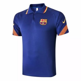 Polo Barcelona 2020 2021 Bleu Orange Pas Cher Polo Barcelona 2020 2021 Bleu Orange Pas Cher