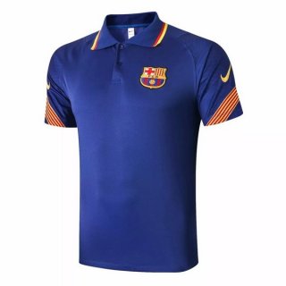 Polo Barcelona 2020 2021 Bleu Orange Pas Cher