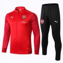 Survetement De Laine Arsenal 2018 2019 Rouge Clair Pas Cher