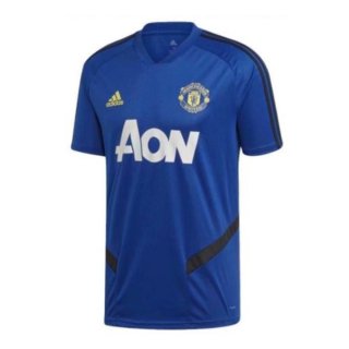 Entrainement Manchester United 2019 2020 Bleu Pas Cher