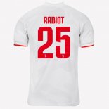 Maillot Juventus NO.25 Rabiot Exterieur 2019 2020 Gris Blanc Pas Cher