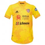 Thailande Maillot Cagliari Calcio Third 2020 2021 Jaune Pas Cher