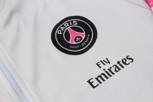 Survetement Paris Saint Germain 2018 2019 Gris Clair Pas Cher