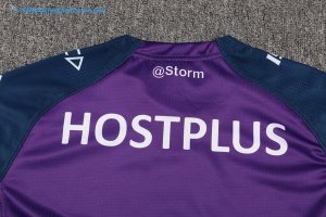 Maillot Rugby Melbourne Storm Auckland 9's 2017 2018 Bleu Pas Cher