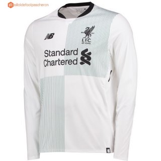 Maillot liverpool Exterieur ML 2017 2018 Pas Cher