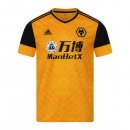 Thailande Maillot Wolves Domicile 2020 2021 Jaune Pas Cher