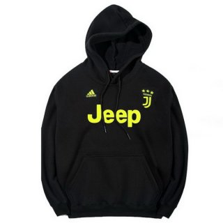 Sweat Shirt Capuche Juventus 2018 2019 Bleu Pas Cher