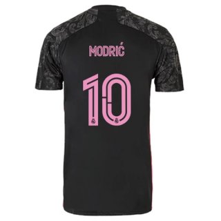 Maillot Real Madrid Third NO.10 Modric 2020 2021 Noir Pas Cher