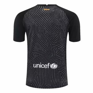 Maillot Barcelona Gardien 2020 2021 Noir Pas Cher