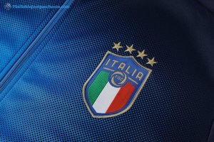 Survetement Italie 2018 Noir Bleu Pas Cher