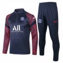 Survetement Paris Saint Germain 2020 2021 Noir Rouge Blanc Pas Cher