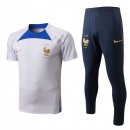 Maillot France Ensemble Complet 2022 2023 Blanc