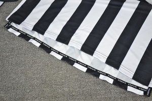Maillot Juventus Domicile ML Retro 1999 2000 Noir Blanc Pas Cher