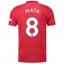 Maillot Manchester United NO.8 Mata Domicile 2019 2020 Rouge