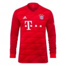 Maillot Bayern Munich Domicile ML 2019 2020 Rouge Pas Cher