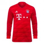 Maillot Bayern Munich Domicile ML 2019 2020 Rouge Pas Cher