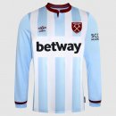 Thailande Maillot West Ham United Exterieur ML 2021 2022 Pas Cher