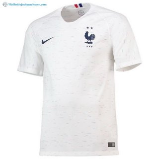 Thailande Maillot France Exterieur 2018 Blanc Pas Cher