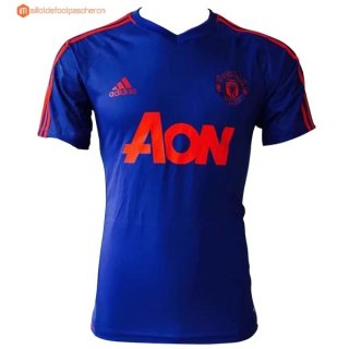 Entrainement Manchester United 2017 2018 Bleu Pas Cher Entrainement Manchester United 2017 2018 Bleu Pas Cher
