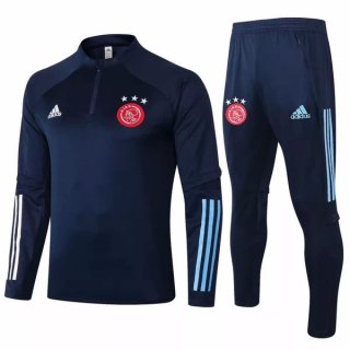 Survetement Ajax 2020 2021 Bleu Pas Cher