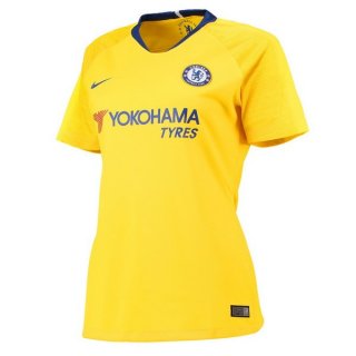 Maillot Chelsea Exterieur Femme 2018 2019 Jaune Pas Cher