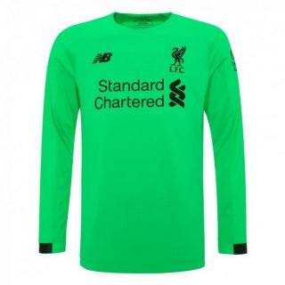 Maillot Liverpool ML Gardien 2019 2020 Vert Pas Cher