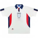 Maillot Angleterre Domicile Retro 1998 Blanc Pas Cher