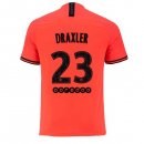 JORDAN Maillot Paris Saint Germain NO.23 Draxler Exterieur 2019 2020 Orange Pas Cher