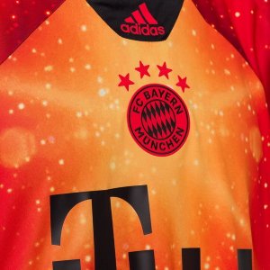 EA Sport Maillot Bayern Munich 2018 2019 Orange Pas Cher