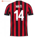 Maillot Milan Domicile Mati 2017 2018 Pas Cher