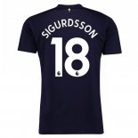 Maillot Everton Third Sigurdsson 2017 2018 Pas Cher