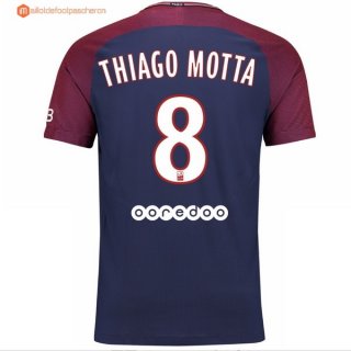 Maillot Paris Saint Germain Domicile Thiago Motta 2017 2018 Pas Cher Maillot Paris Saint Germain Domicile Thiago Motta 2017 2018 Pas Cher