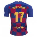 Maillot Barcelona NO.17 Griezmann Domicile 2019 2020 Bleu Rouge Pas Cher