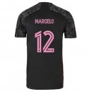 Maillot Real Madrid Third NO.12 Marcelo 2020 2021 Noir Pas Cher