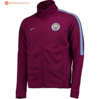 Veste Manchester City 2017 2018 Rouge Marine Pas Cher Veste Manchester City 2017 2018 Rouge Marine Pas Cher
