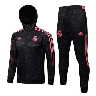 Sweat Shirt Capuche Real Madrid 2022 Gris Rose Sweat Shirt Capuche Real Madrid 2022 Gris Rose