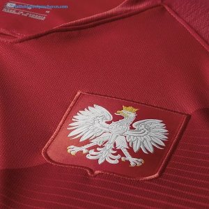 Maillot Pologne Exterieur 2018 Rouge Pas Cher