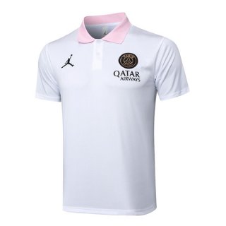 Polo PSG 2025 2026 Blanc Rose Polo PSG 2025 2026 Blanc Rose