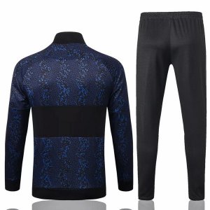 Survetement Inter Milan 2020 2021 Bleu Noir Pas Cher