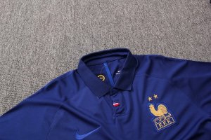 Polo Ensemble Complet France 100th Bleu Or Pas Cher