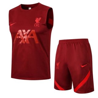 Maillot Liverpool Sans Manches Ensemble Complet 2022 Rouge Maillot Liverpool Sans Manches Ensemble Complet 2022 Rouge