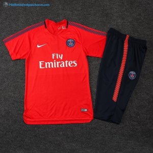 Entrainement Paris Saint Germain Conjunto Completo 2017 2018 Rouge Pas Cher