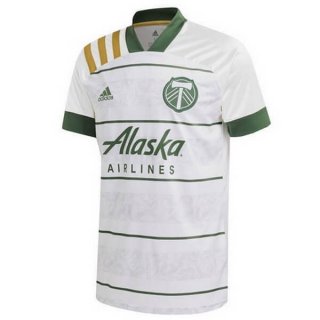 Thailande Maillot Portland Timbers Exterieur 2020 2021 Blanc