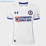 Maillot Cruz Bleu Exterieur Femme 2017 2018 Blanc Pas Cher