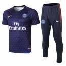 Entrainement Paris Saint Germain Ensemble Complet 2018 2019 Bleu Pas Cher